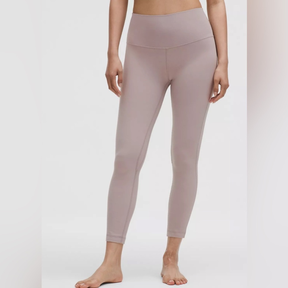 Lululemon align high rise Light Pink/purple Leggings (mauve grey?)